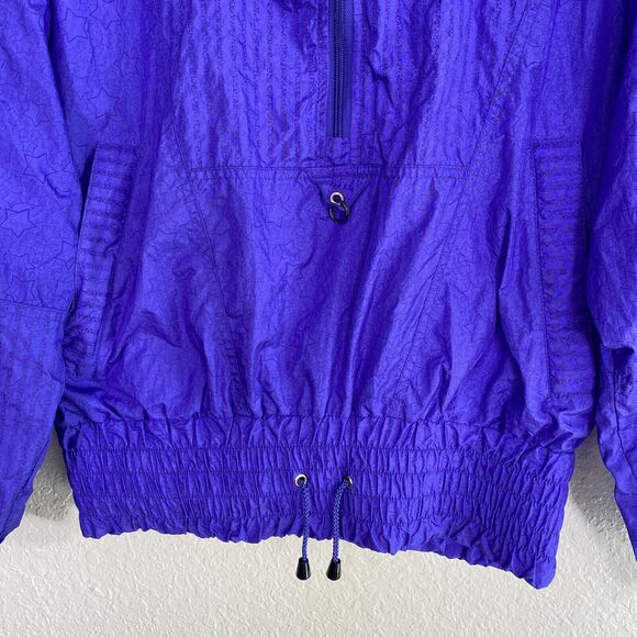 Nils Vintage Jacket Womens 10 Windbreaker Hooded Half Zip Pullover Ski Snow Vtg - Picture 3 of 14